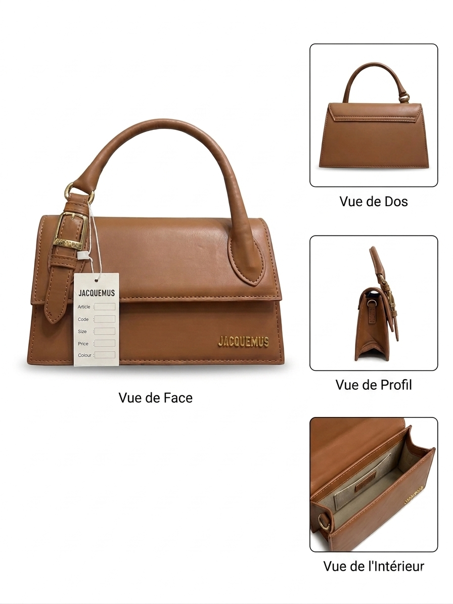 Sac Jacquemus marron élégant