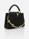 LV Capucines Black Crystal Bag